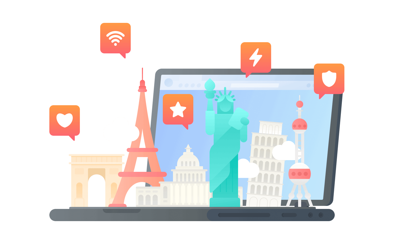 在科摩罗连接到中国的加速器 - 返华VPN